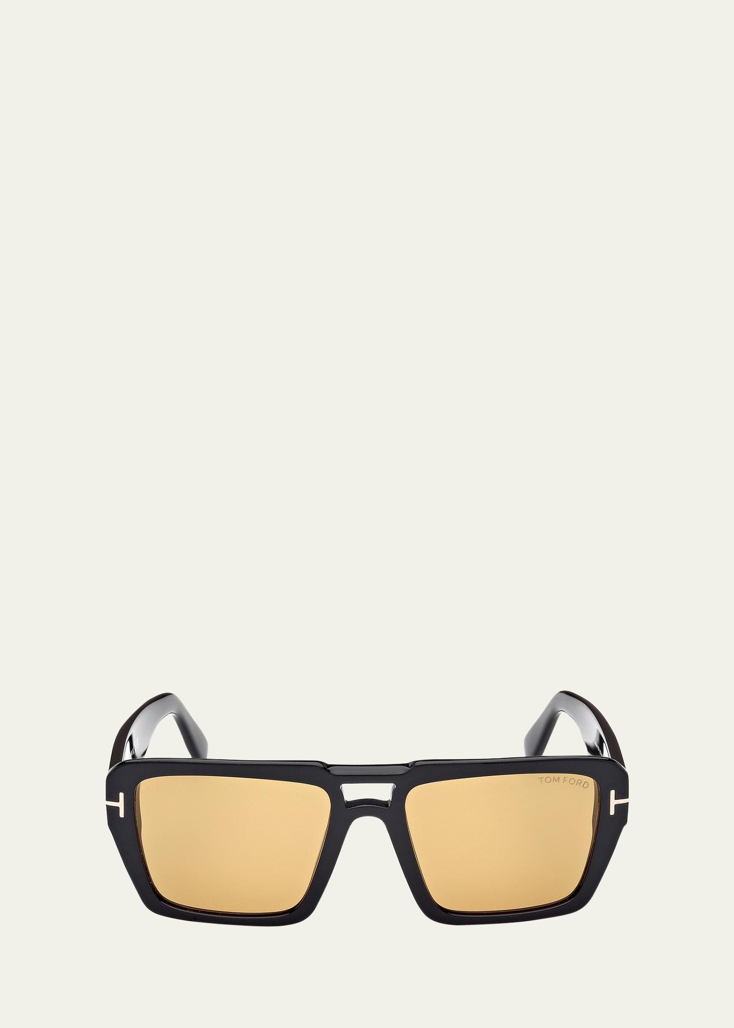 redford acetate aviator sunglasses