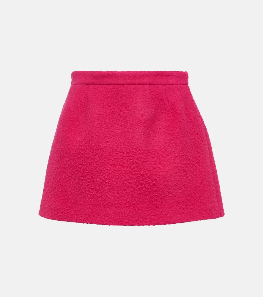 redvalentino virgin wool miniskirt