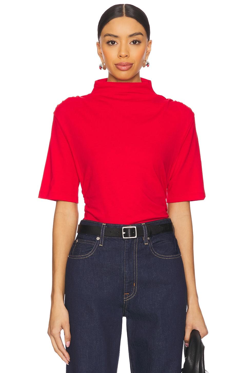 reed mock neck top