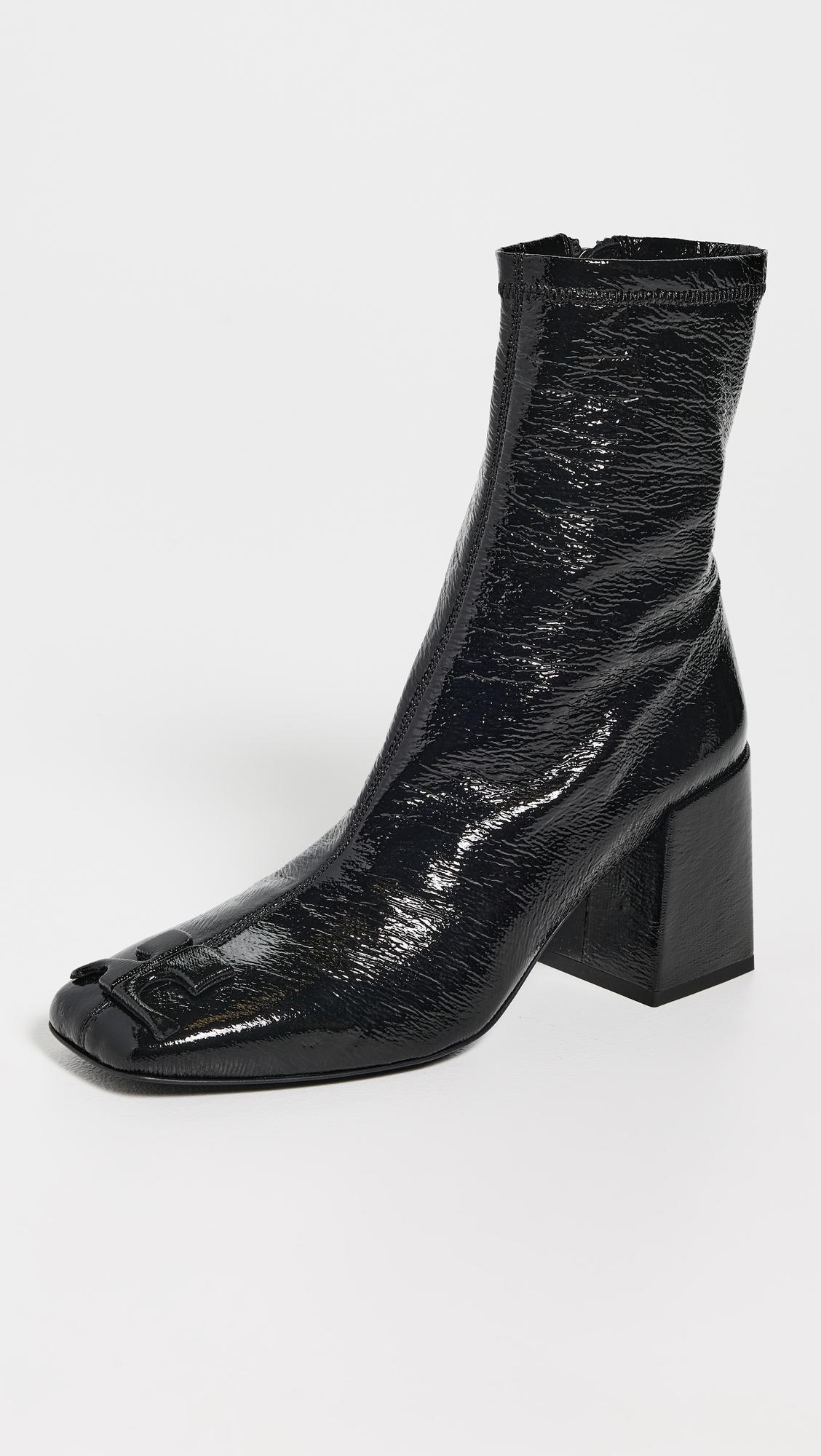 reedition vinyl ankle boots