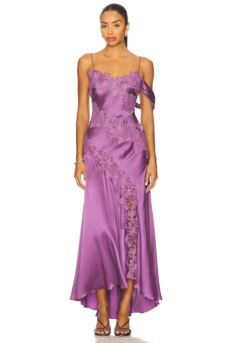 reese cascade lace gown