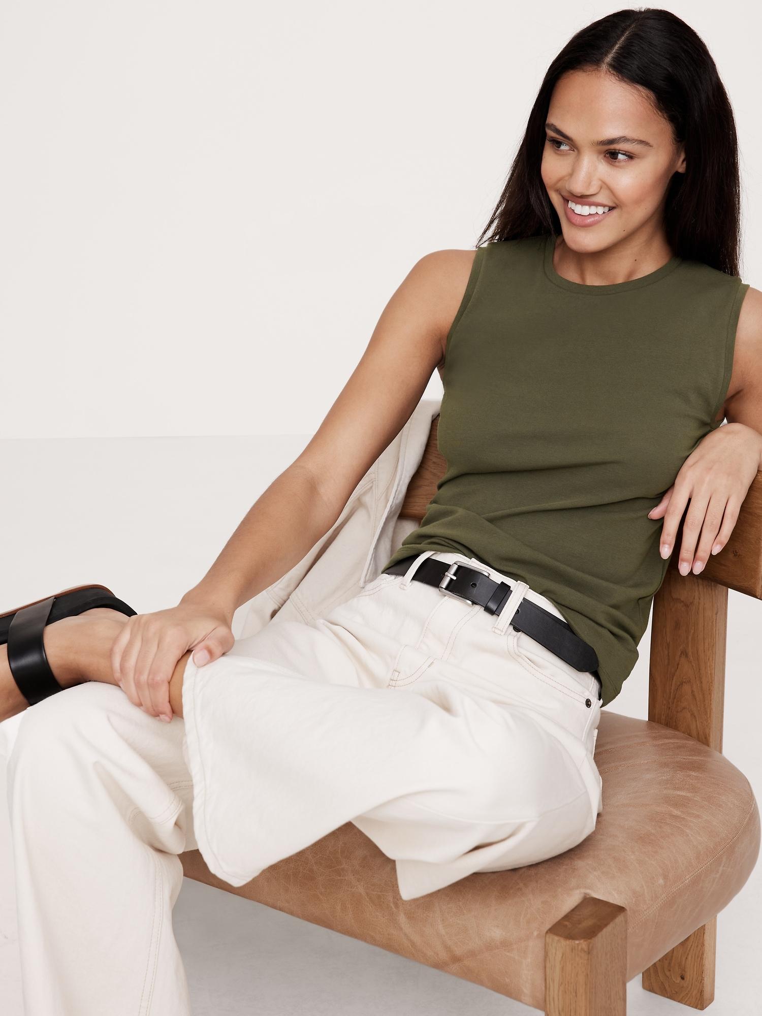 refined cotton tank