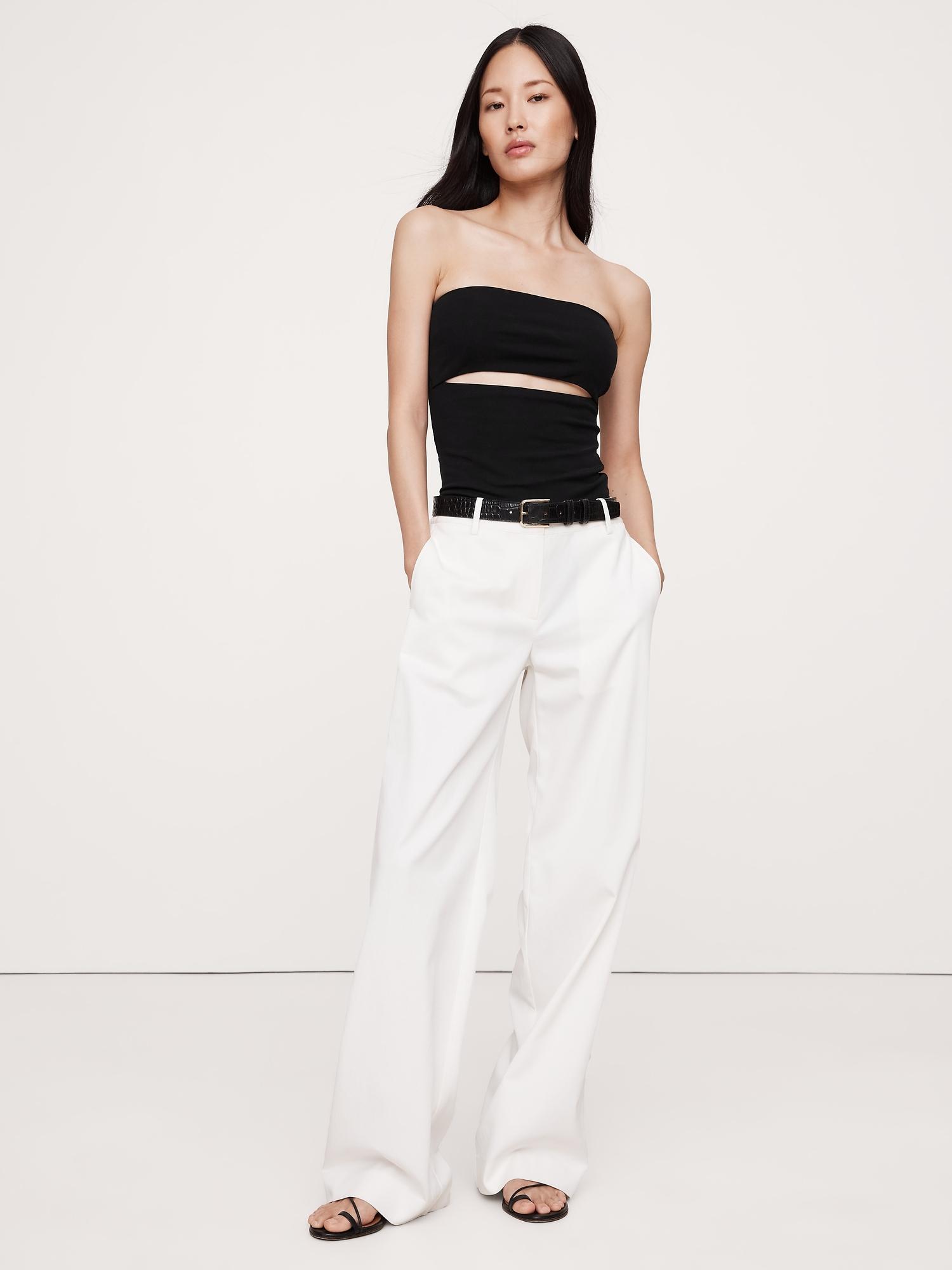 refined reversible cut-out tube top