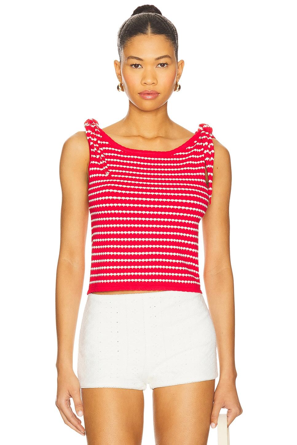 regatta stripe knit top