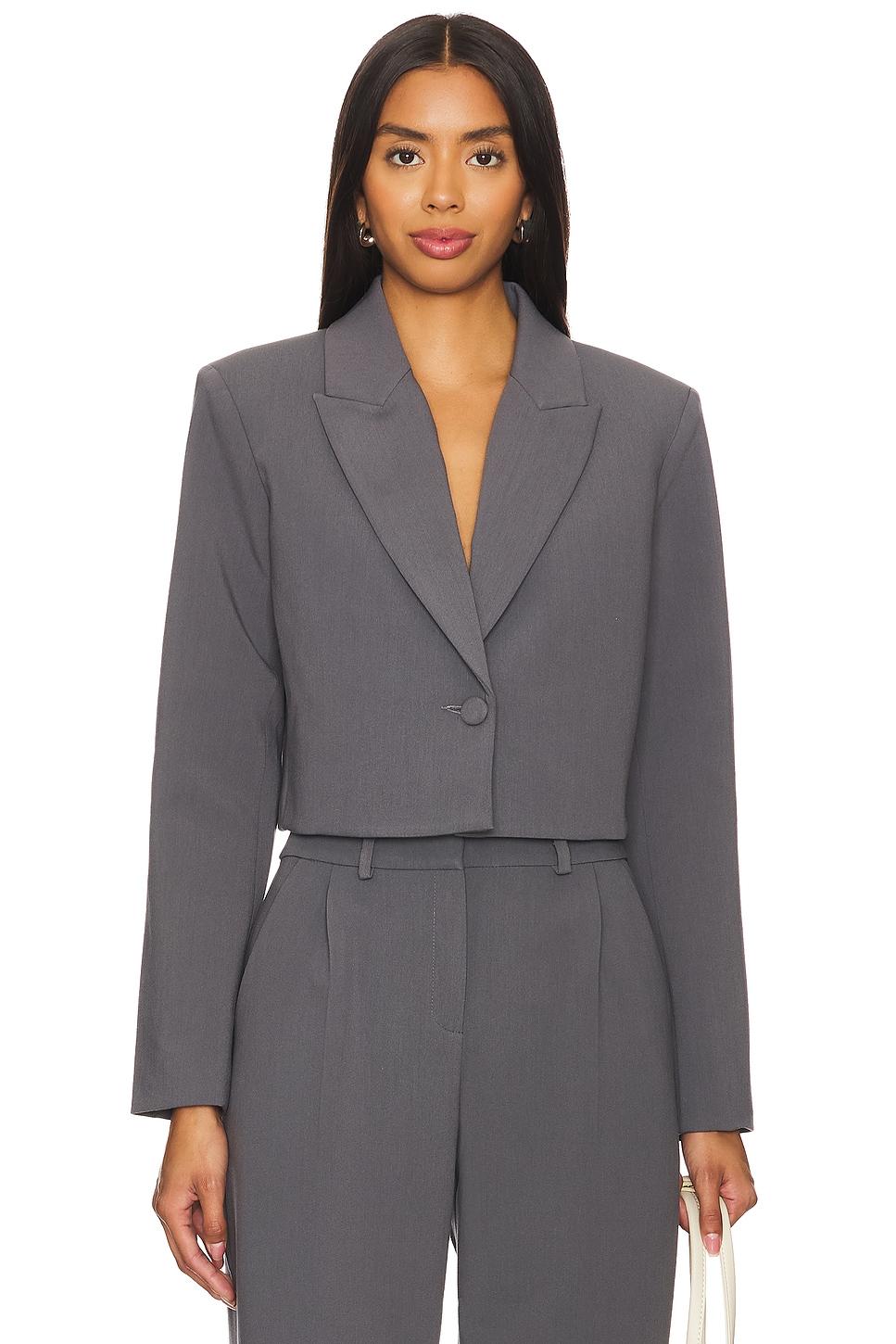 reggie crop blazer