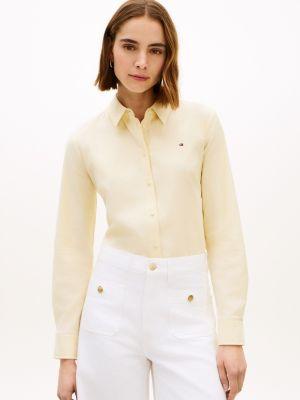 regular fit stretch oxford shirt