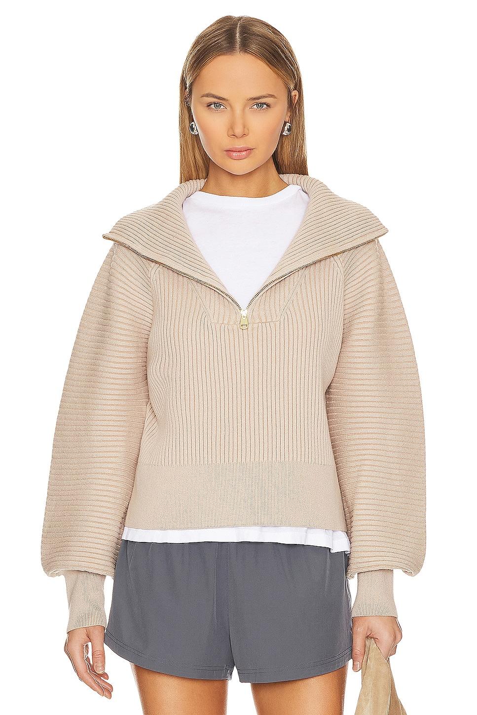 reid half zip sweater