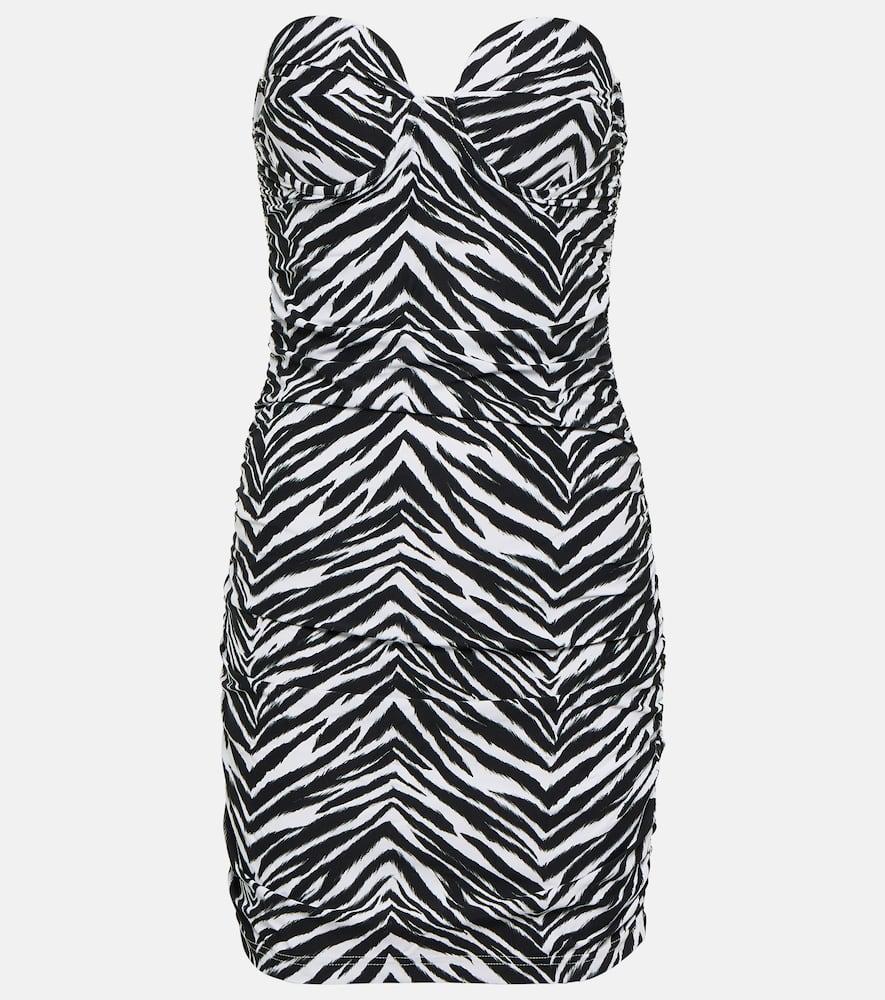 reina olga diana strapless minidress