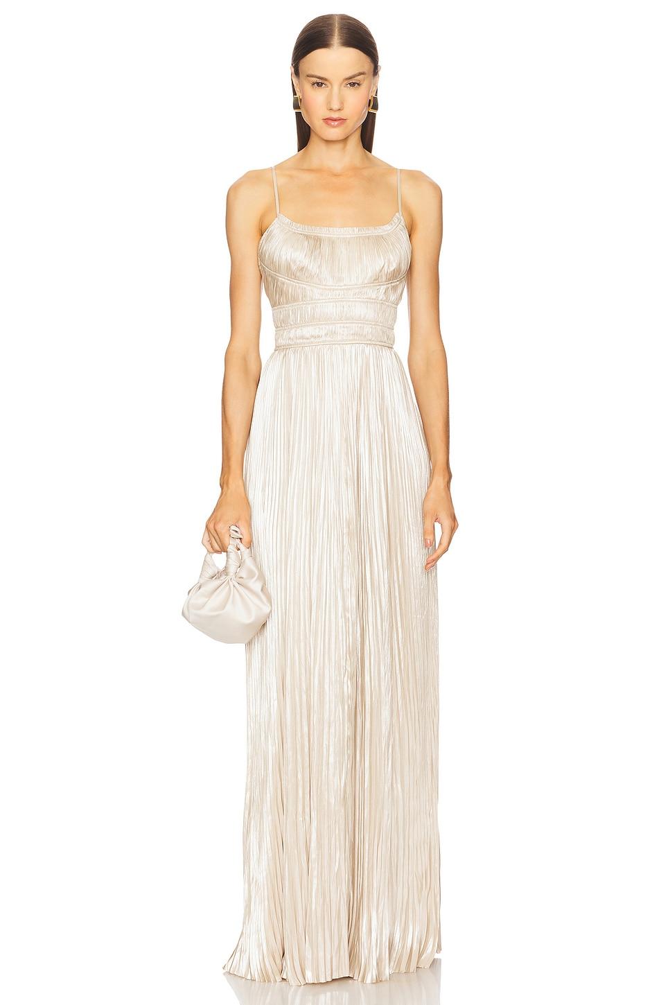 reine pleated gown