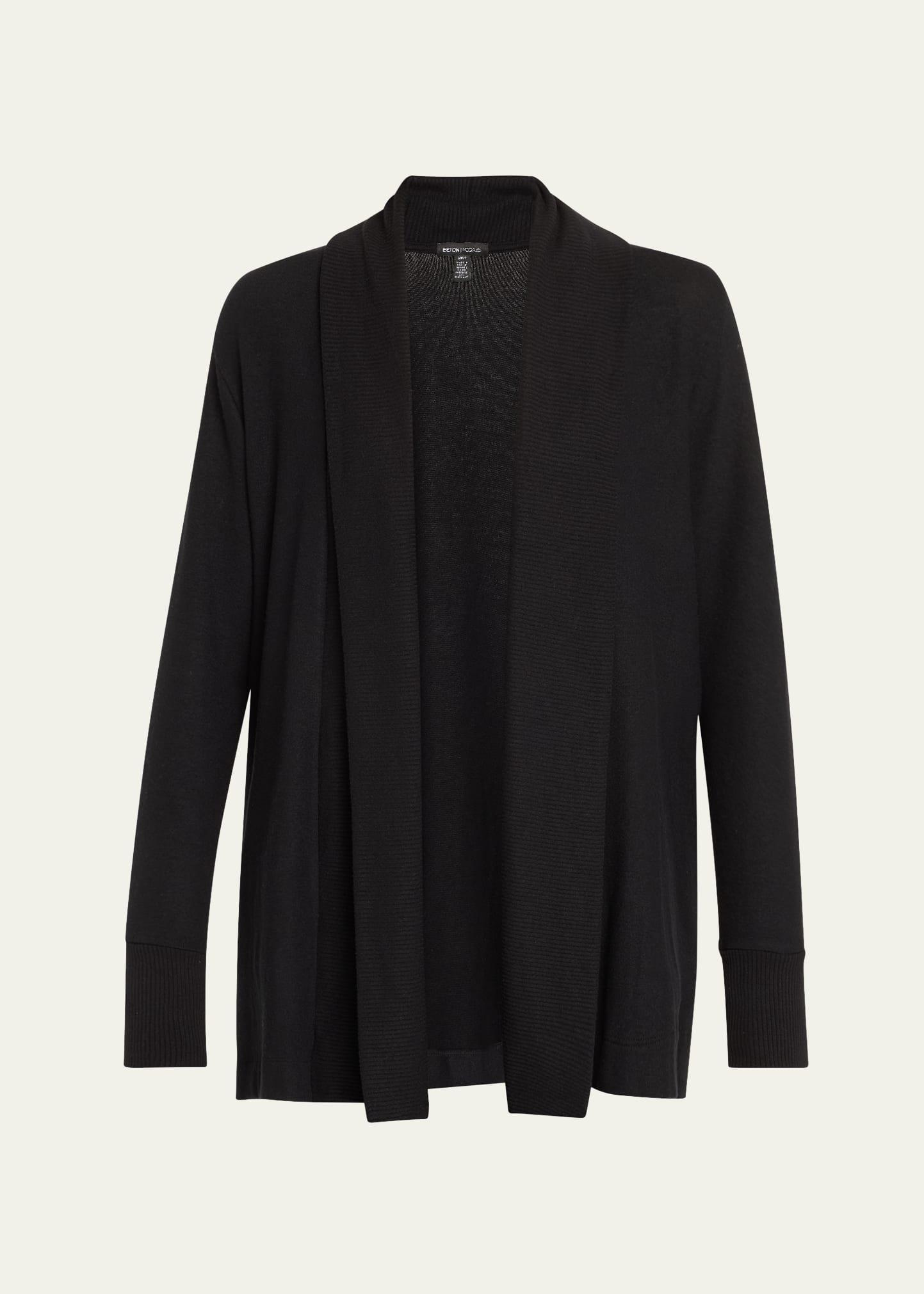 relax rib cardigan