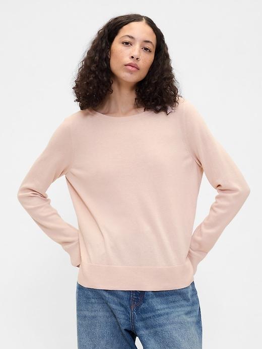 relaxed boatneck sweater