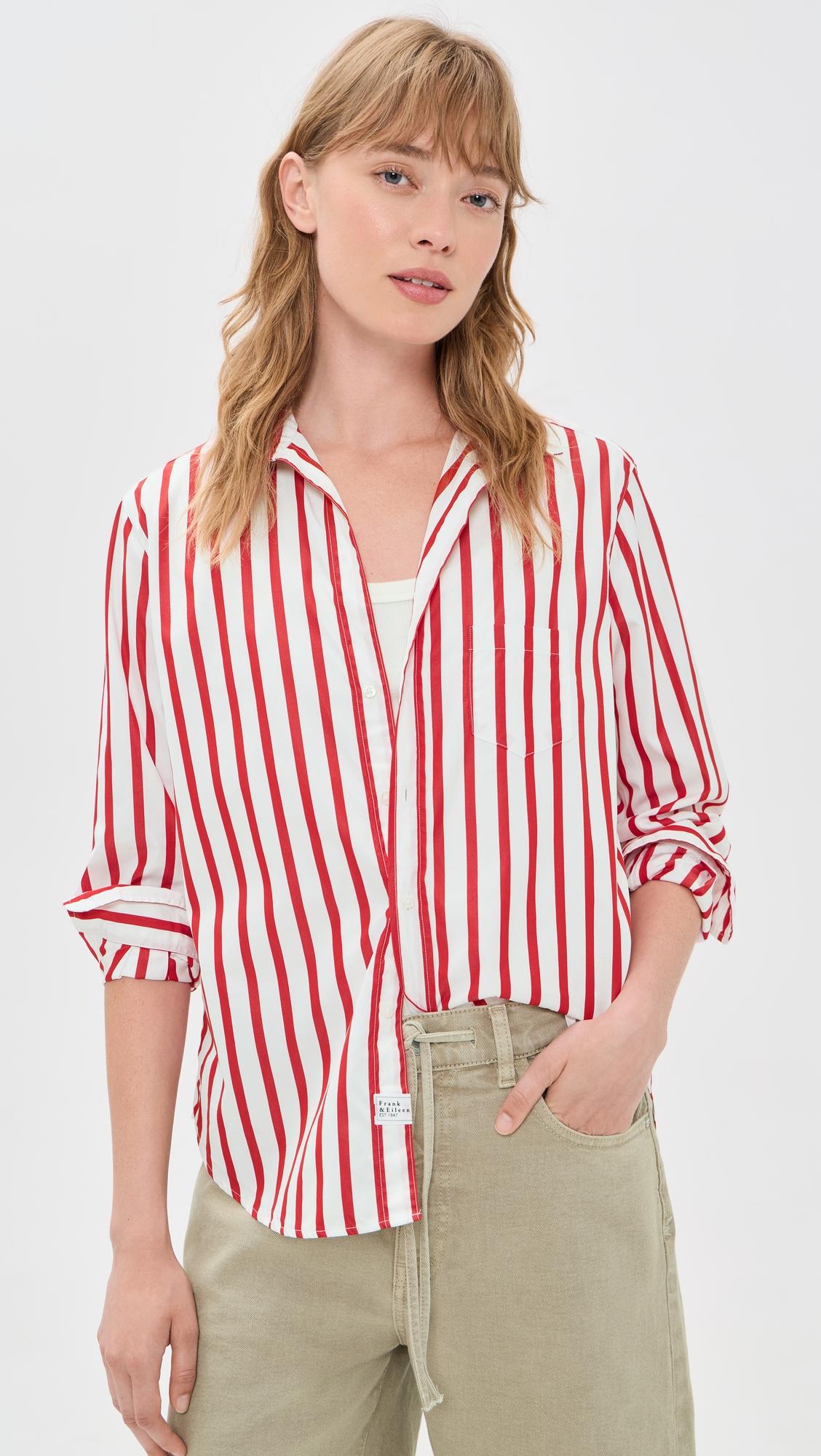 relaxed button-up shirt
