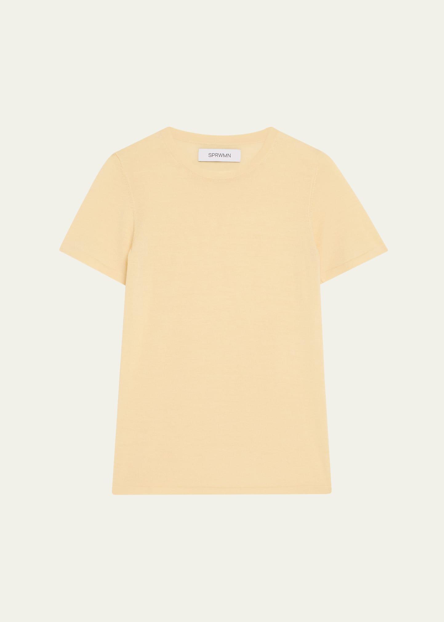 relaxed cashmere t-shirt