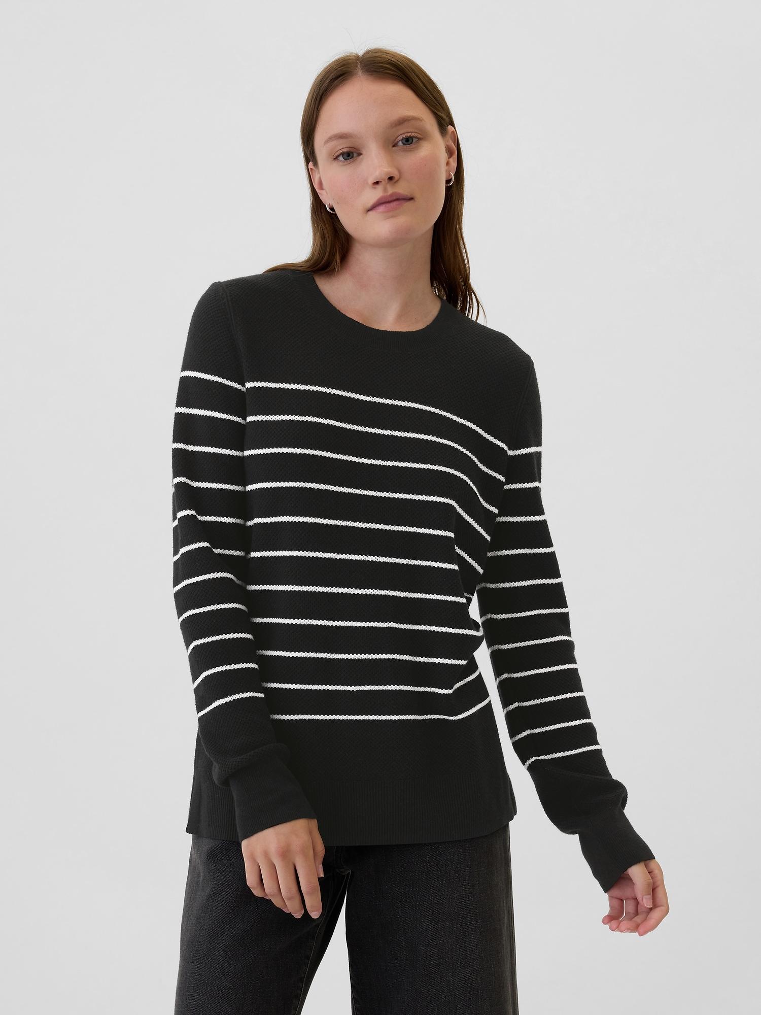 relaxed crewneck sweater