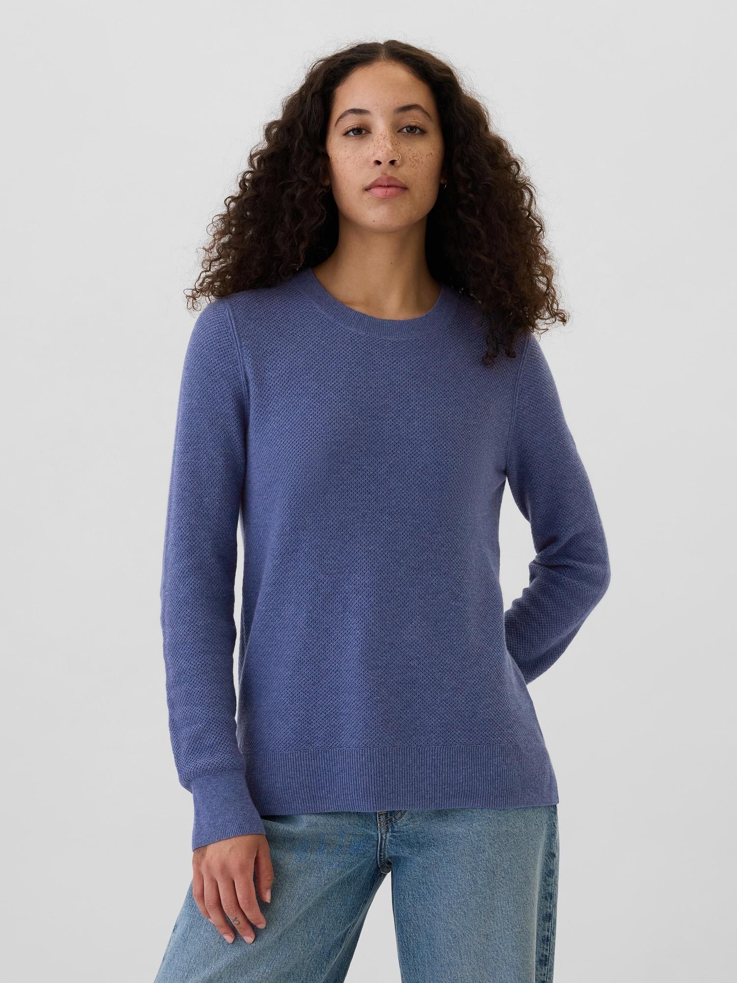 relaxed crewneck sweater
