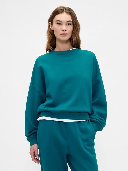 relaxed crewneck sweatshirt