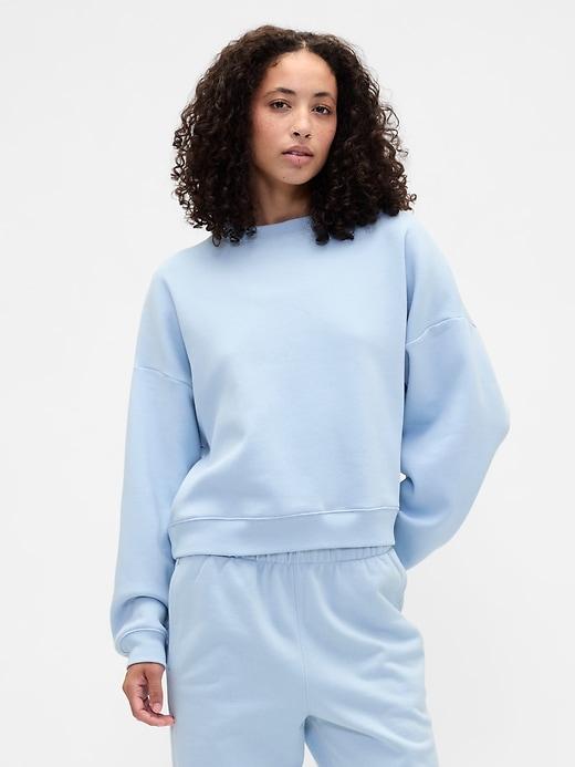 relaxed crewneck sweatshirt