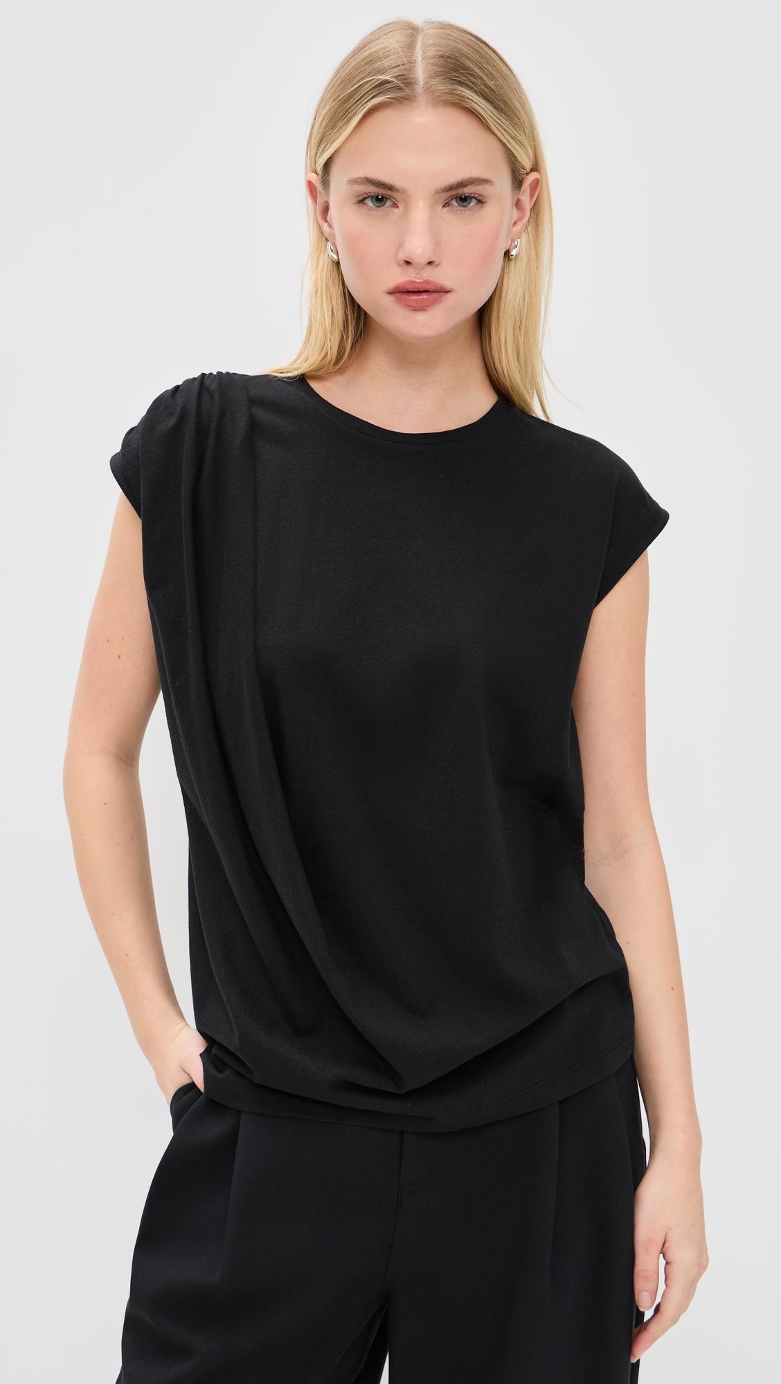 relaxed drape top