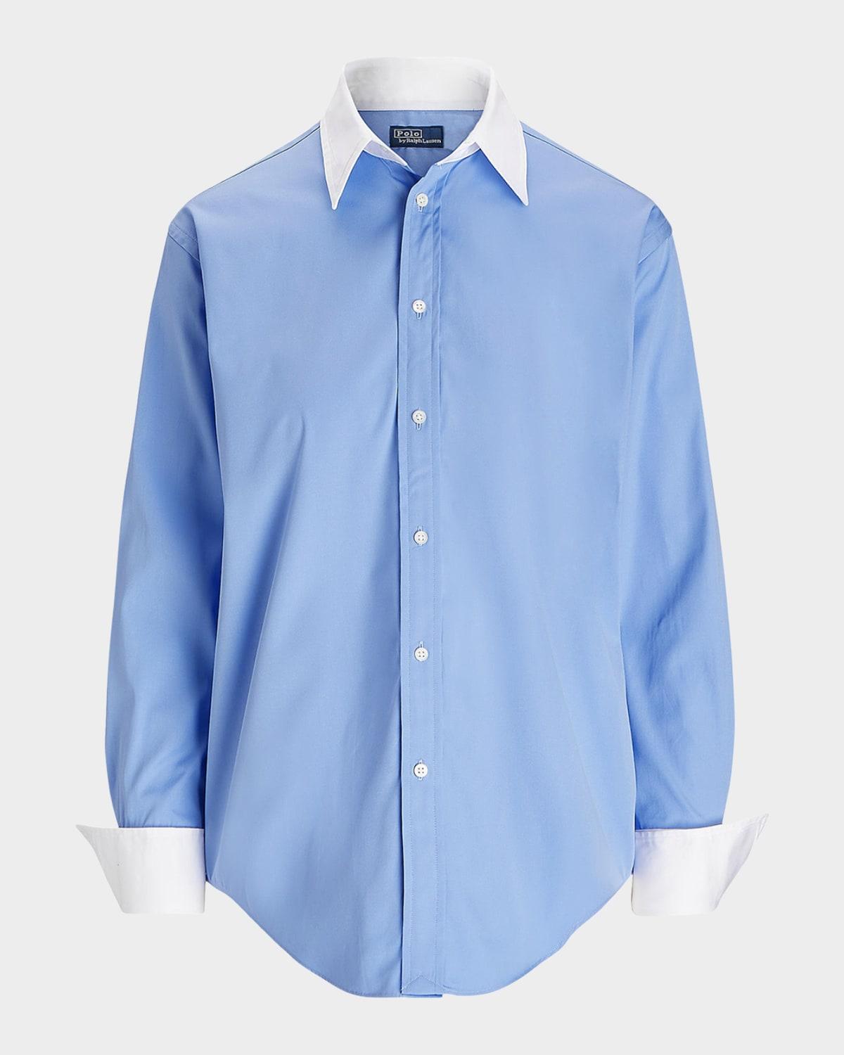 relaxed-fit cotton shirt