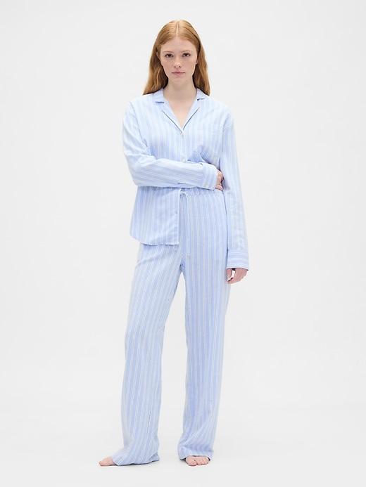 relaxed flannel pj pants