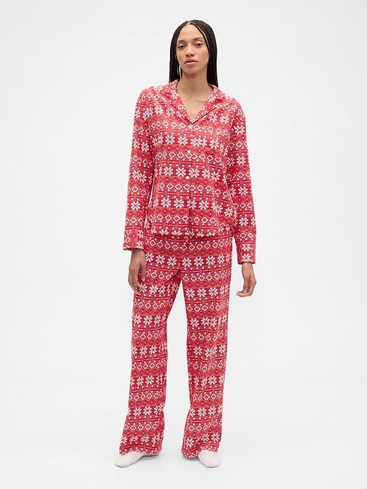 relaxed flannel pj pants