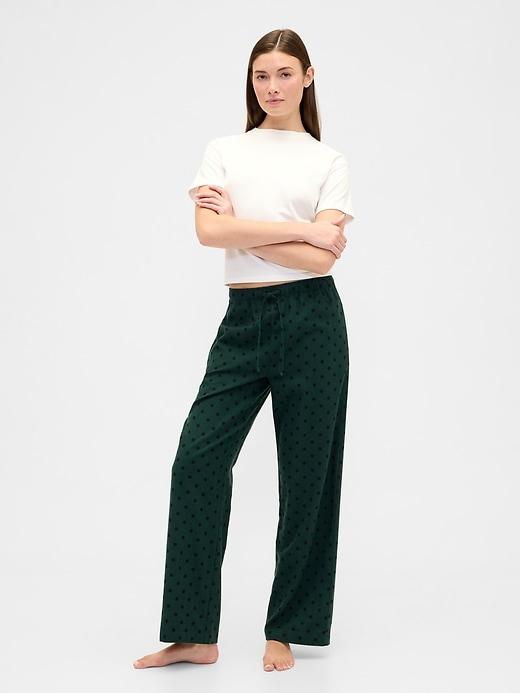 relaxed flannel pj pants