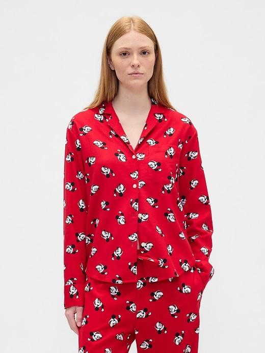 relaxed flannel pj shirt