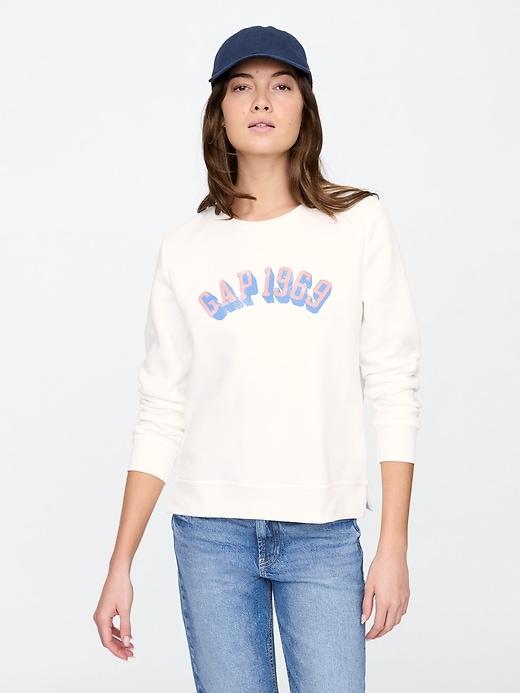 relaxed gap logo sweatshirt