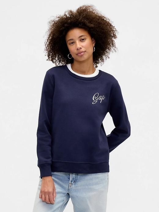 relaxed gap logo sweatshirt