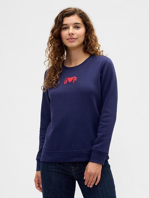 relaxed gap logo sweatshirt