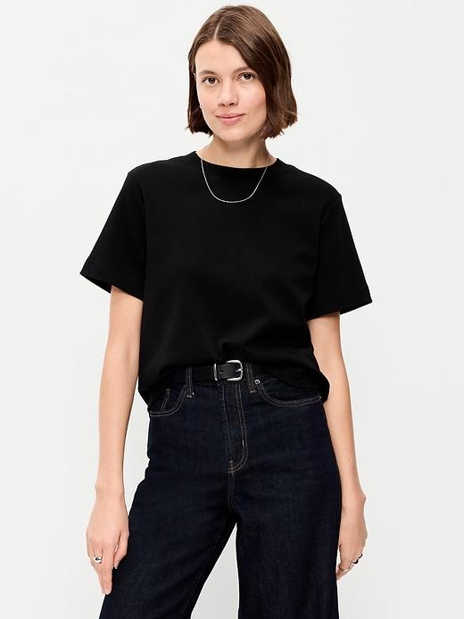 relaxed heavyweight crew-neck t-shirt