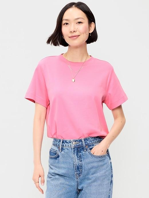 relaxed heavyweight crew-neck t-shirt