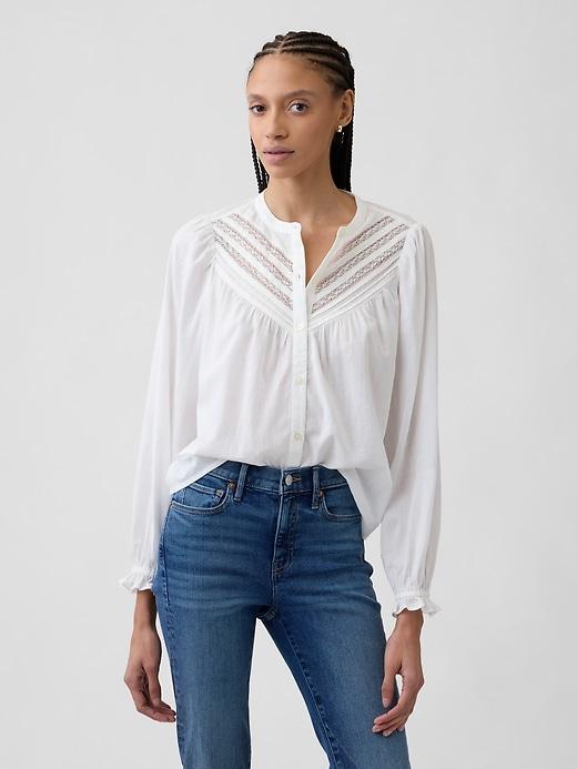 relaxed lace top