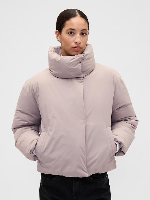 relaxed puffer jacket