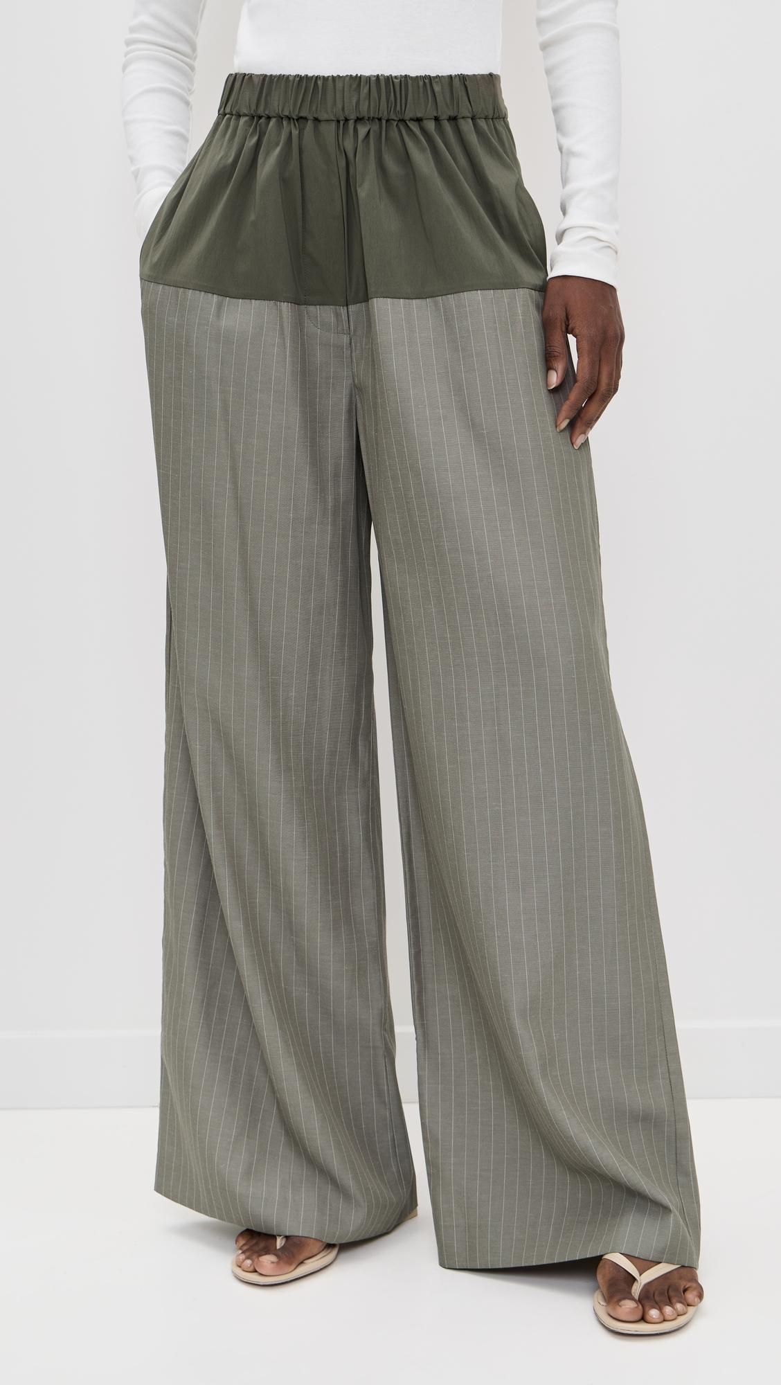 relaxed splice pants