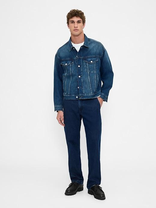 relaxed straight jeans