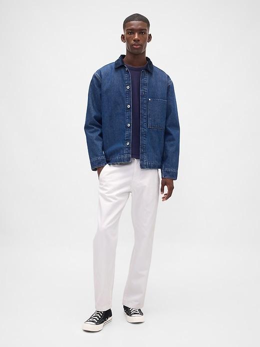 relaxed straight jeans