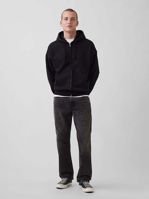 relaxed straight jeans