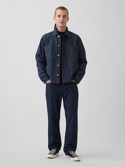 relaxed straight jeans