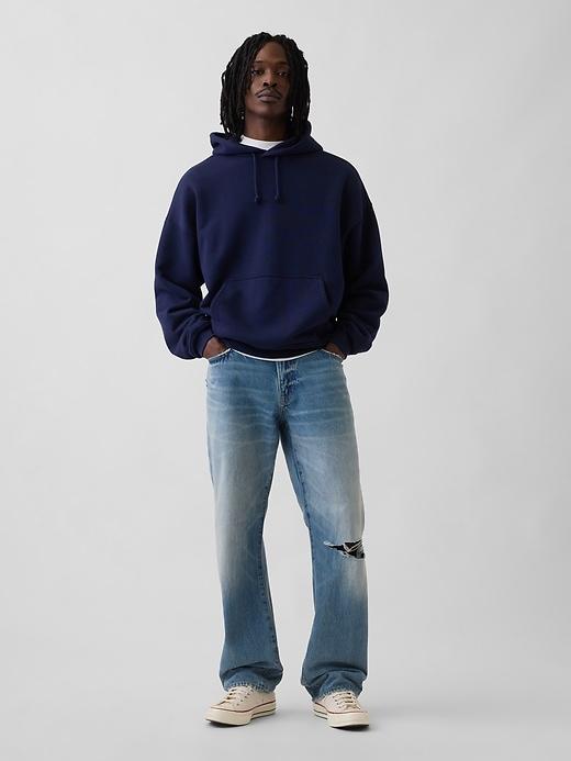 relaxed straight jeans
