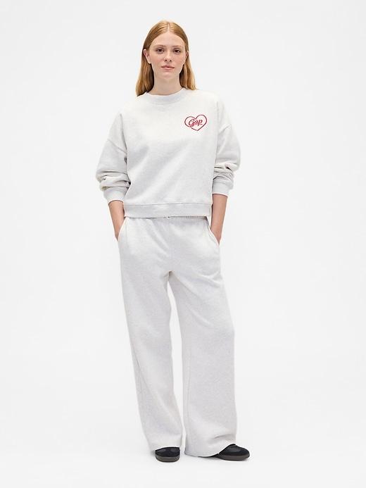 relaxed straight-leg sweatpants