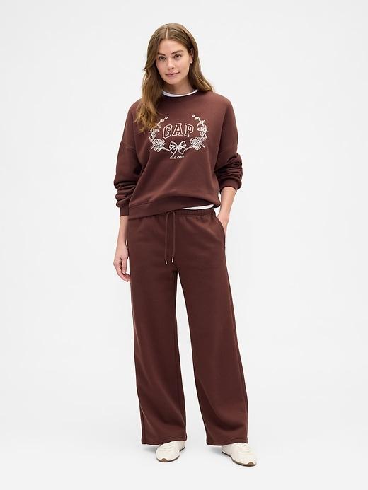 relaxed straight-leg sweatpants