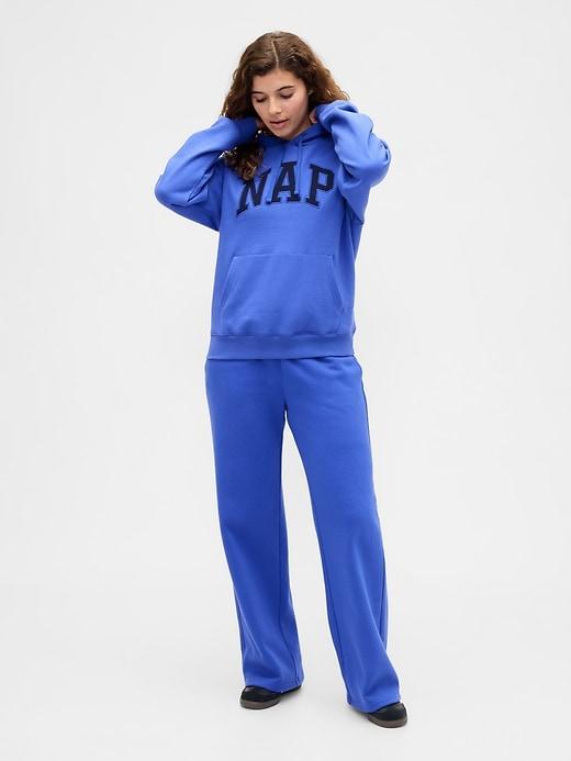 relaxed straight-leg sweatpants
