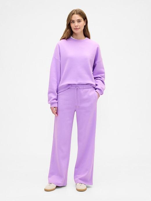 relaxed straight-leg sweatpants
