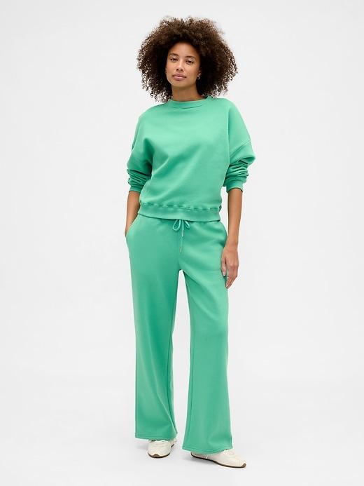 relaxed straight-leg sweatpants