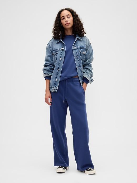 relaxed straight-leg sweatpants