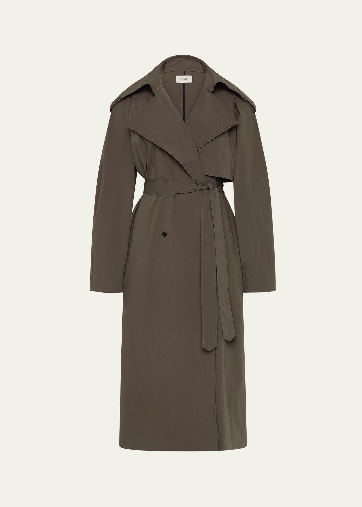 relaxed trench coat