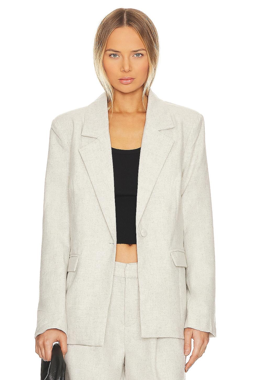relaxed wool blazer