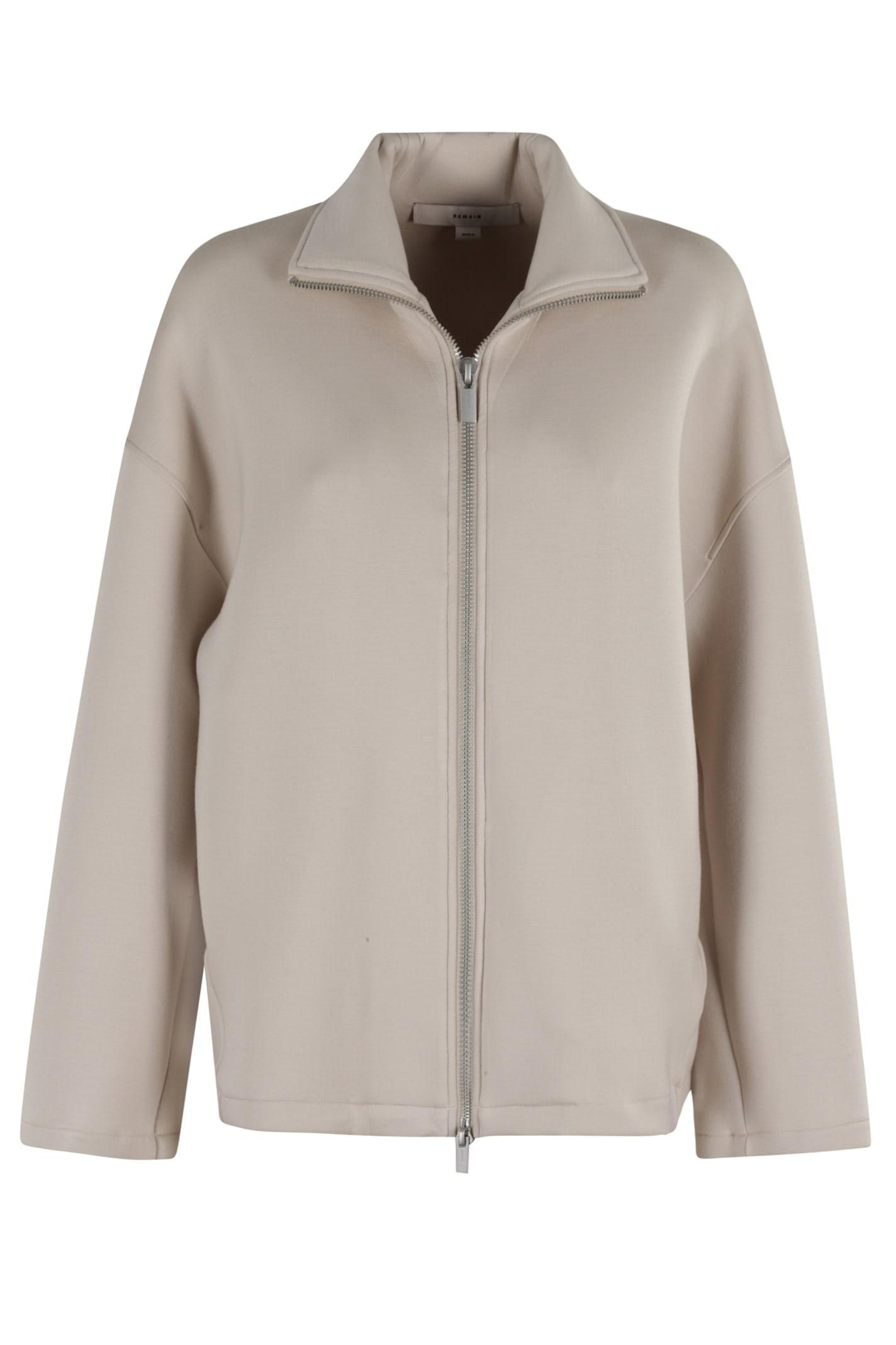 remain birger christensen soft zipped jacket