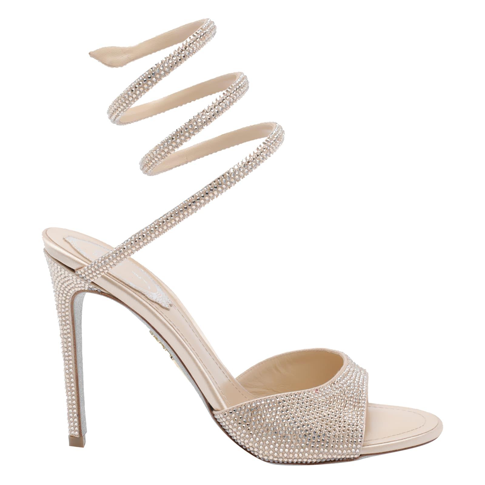 rené caovilla heeled sandals